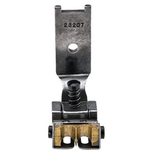 Prensatelas para <span class=keywords><strong>Cremallera</strong></span> <span class=keywords><strong>Invisible</strong></span> de Doble Aguja con Cobre de 3/16 (4.8mm) y 7/32 (5.6mm) para Máquina 457 para Costura Decorativa de Superficies - Product Image 1