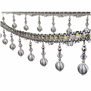 Tassel Fringe <span class=keywords><strong>TRIM</strong></span> sang trọng Handmade Đính Cườm Tua fringing trang trí cho rèm sofa DRESS trang trí nội thất - Product Image 2