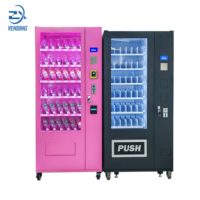Distributeur automatique réfrigéré en métal pour magasin de détail avec fonction de vente de bouteilles SDK Bill Lifting Snacks