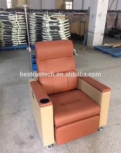 BT-TN008 Dönüştürülebilir Çelik Hasta Transfüzyonu IV Enjeksiyon İnfüzyon Tedavisi Tıbbi Hastane Koltuğu Fiyatları - Product Image 5