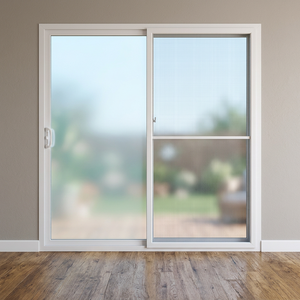 Puerta Corredera Doble Hoffen Pro 200x205x9 CM Blanca de UPVC con Doble Acristalamiento Templado, Insonorizada e Impermeable para Hospitales y Bodegas - Product Image 2