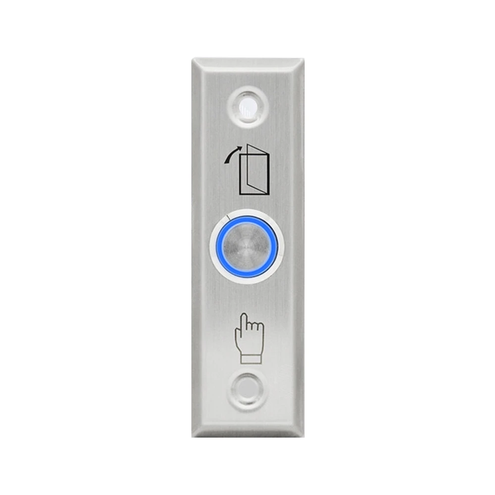 Exit Button Push Switch Door Stainless Steel Opener Release Buttons for Access Control Electronic Gate Lock