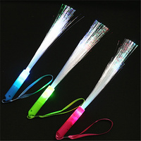 Baguettes lumineuses en fibre optique, baguettes lumineuses, bâtons lumineux LED, bâtons lumineux en vrac pour les anniversaires, les douches nuptiales, les faveurs de mariage, les fournitures de fête