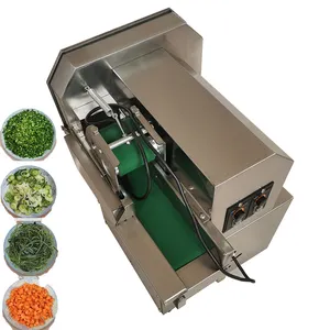 Dicing Celery in a Vegetable Dicer Machine 