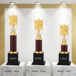 Professional Die Casting Metal Sports Trophy with Custom Logo for Winner Recognition and Portable Design - Product Image 1