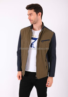 Service OEM, veste de mode pour homme de haute qualité, décontractée, imperméable, respirante, grande taille, fermeture éclair, polyester, fabriquée en Chine