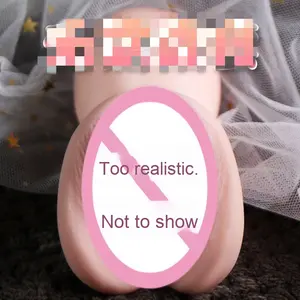 Jiuai 3D Appareil <span class=keywords><strong>de</strong></span> masturbation masculin pour adulte, produit sexuel, modèle Aircraft Cup, avec <span class=keywords><strong>film</strong></span> inversé, représentant vagin, fesses et gros derrière, jouet pour homme - Product Image 3