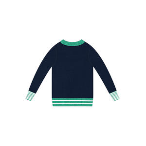 2025 hiver col en v broderie ours <span class=keywords><strong>grande</strong></span> <span class=keywords><strong>taille</strong></span> femmes collège Style ample tout paresseux AKA broderie <span class=keywords><strong>pull</strong></span> Cardigan - Product Image 4