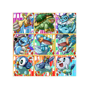 PY Cute Colored Artboard Pikachu Eevee Pokemoned Personnages Populaires Fan Art Poke Mon Cards Cadeau <span class=keywords><strong>Live</strong></span> Stream Room Wholesale - Product Image 5