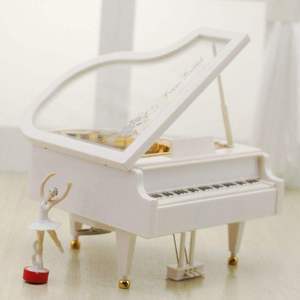 Wholesale <b>Instrument</b> Cute Dancing Girl Piano <b>Music</b> Box Mini Trumpet Sound Box Gift Girl's Birthday Gift - Product Image 4