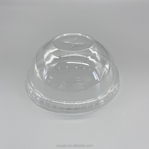 Tapa <span class=keywords><strong>de</strong></span> cúpula <span class=keywords><strong>de</strong></span> PET desechable <span class=keywords><strong>de</strong></span> 98MM con pajita para vajilla <span class=keywords><strong>de</strong></span> plástico desechable, taza <span class=keywords><strong>de</strong></span> PET para bebidas frías, 1000 unidades - Product Image 2