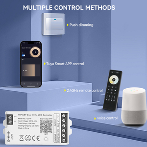 Tuya Wifi app điều khiển không dây mờ CCT <span class=keywords><strong>Led</strong></span> điều khiển thông minh dẫn lái xe <span class=keywords><strong>48V</strong></span> hỗ trợ đẩy <span class=keywords><strong>dimmer</strong></span> - Product Image 4