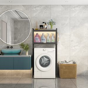 Gabinete de almacenamiento de baño de acero moderno, muebles de puerta transparente sobre el inodoro y la <span class=keywords><strong>lavadora</strong></span> para uso en apartamentos - Product Image 6