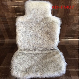 Housses de siège de voiture à cheveux longs en peau de mouton en fausse fourrure coussins de siège de voiture en fourrure synthétique - Product Image 5