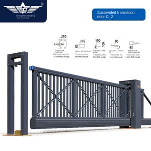 Shengshichanglong Custom Automatic Electric Aluminum Alloy Suspension <b>Gate</b> Industrial Cantilever Sliding <b>Gate</b> for Courtyard Use - Product Image 4