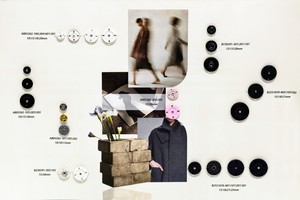 Boutons en métal argenté, blanc et noir de haute qualité pour pulls, blazers et manteaux - Product Image 5