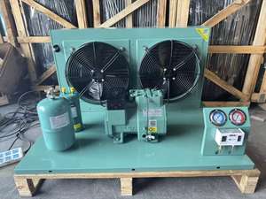 Unités de condensation Xuelianhua de type H à double sortie d'air pour congélateurs de chambre froide, de 3 à 15 CV, 220V/380V, R404A, -20°C, 8 ailettes en cuivre - Product Image 5