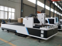 Découpeuse laser fibre 6000W, style ouvert, poste unique, grand plateau 6050x2030mm pour tôles d'acier épaisses jusqu'à 25mm