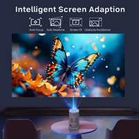 Projecteur LCD LED portable de haute qualité CE CCC avec haut-parleur intégré, support, prise en charge 4K, Android 9, WiFi, 6000 lumens, OEM/ODM
