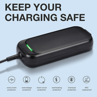 Chargeur de batterie Li-Ion certifié CE KC FCC C80 42V2A pour vélo électrique avec batteries au lithium