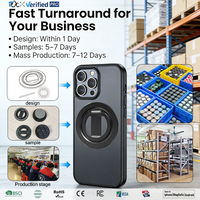 Supports de téléphone magnétiques doubles en alliage d'aluminium FGX personnalisés, compatibles avec les bureaux, rotation à 360 degrés, hauteur réglable, pliage à distance