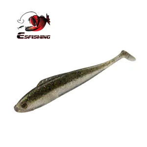 ESFISHING Umpan Pancing Jig, Kepala Lembut Plastik Berenang 13.5Cm 16G Baru Kauli Shad Jigging Umpan Ekor Pedal