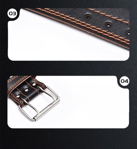 Custom Logo Coexistence 100% Polyester 5.5mm Squat Women Men Weight Lifting <b>Belt</b> Gym Training Back Belly for Weightlifting - Product Image 6