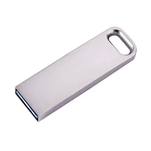 Unmarked metal rectangle flash drive customized personalized pattern of metal rectangle USB2.0