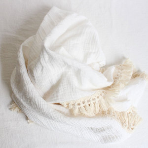 Summer Cotton Teddy BearLovey Baby Security mussola Swaddle Wrap Baby Plan coperta per copriletto trapuntato <span class=keywords><strong>neonato</strong></span> personalizzato con nappa - Product Image 5