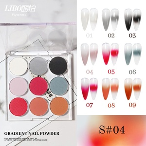 Polvo de Uñas Degradado Efecto Espejo Mágico en 9 Colores Sólidos para Decoración de Uñas DIY - Product Image 4