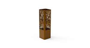 Modern Black Metal Floor <b>Vase</b> with Floral Cut-Out Design Luxury Decorative <b>Vase</b> Customizable Premium - Product Image 4