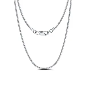 S925 Sterling Silver Jewelry Link Chains 925 Personalizado HIPHOP Satélite Curb Cubano Cruz Bola Bead Cobra Osso Caixa Cadeia Colar