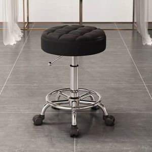Modern Luxury Beauty Salon Furniture Rotating Home Nail Spa <b>Stool</b> Barber Shop Metal Chair - Product Image 1