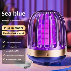 Piège électrique à LED portable pour la maison Lampe attirante rechargeable par USB pour l'intérieur et l'extérieur Dispositif anti-moustique - Product Image 6