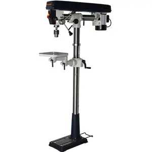 Adjustable arbeit tabelle boden radial bohrmaschine statoinary 5 geschwindigkeit radial bohrmaschine mit gusseisen basis