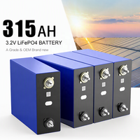 Baterai LiFePO4 Prismatic Rechargeable AESC315Ah 3.2V Grade 3.2V dengan 10000+ Siklus Pengisian, 314Ah untuk 16KWH, Suhu Operasi -20~60C
