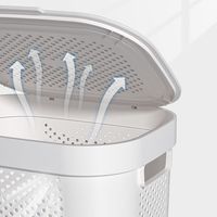 Panier à linge extra large en plastique avec roulettes, bac de rangement pour vêtements sales, idéal pour la chambre, la salle de bain et le salon