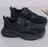 Chaussures de course respirantes et souples, semelle antidérapante et résistante aux chocs, chaussures de sport tendance pour hommes, chaussures de course