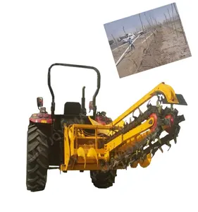 PTO farm use ditcher tractor mini disc trencher for sale