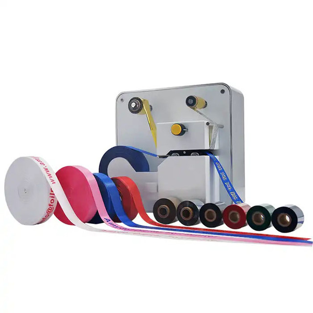 Personalized Satin Digital Hot Foil Color Thermal 320 Ribbon Printer Machine