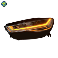 YU GUANG für Audi A6 C7 Scheinwerfer 2016 2017 2018 Frontlichter LED Auto-Zubehör Upgrade 3 LED-Linsen Scheinwerfer LED-Frontbeleuchtung