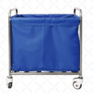 Xin Yuchen Medical <b>Soiled</b> Linen <b>Bag</b> Cart 800x600x900mm Stainless Steel Hospital Waste Trolley For Nursing Care - Product Image 1