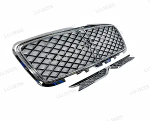 Muliner Style 2021 For Bentley New Flying Spur 2021-2024 Car Bumpers ABS Chrome Front Grill Mesh High Quality Customized Car