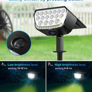 Lámpara Solar Inteligente para Jardín con 32 LED, Resistente al Agua IP65, Panel de Luces LED para Jardín, Seguridad, Iluminación Exterior, Lámpara de Paisaje Inalámbrica - Product Image 6