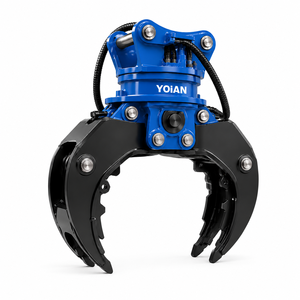 Customized Hydraulic Rotating Grapple for 1-30 Ton Excavators Steel Construction Log & Wood <b>Clamp</b> From - Product Image 5
