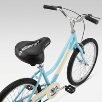 Selle de vélo surdimensionnée en cuir PU, épaissie avec coussin à ressort confortable, accessoire de siège de vélo pour le cyclisme en montagne