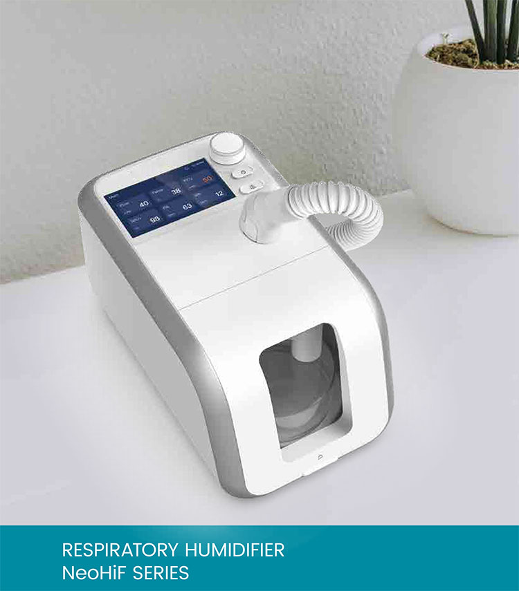 Dispositivo de terapia de oxígeno con cánula nasal de alto flujo calentado y humidificado HFNC Respirador humidificador de alto flujo calentado