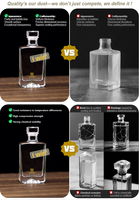 Flacon de parfum en verre cylindrique transparent de 50 ml, vide, rond, fantaisie, personnalisé, neuf, avec sertissage, pour usine OEM