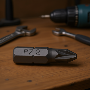 Punta de destornillador Pz2 con inserción antideslizante para brocas - Product Image 3