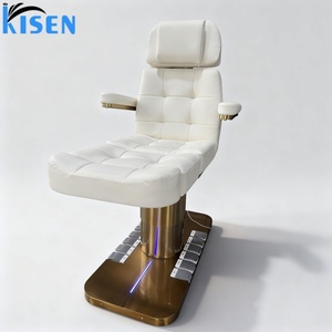 KISEN Electric Adjustable Foldable Portable Cosmetic Beauty Spa <b>Bed</b> <b>for</b> Facial Aesthetic Clinic Use - Product Image 6